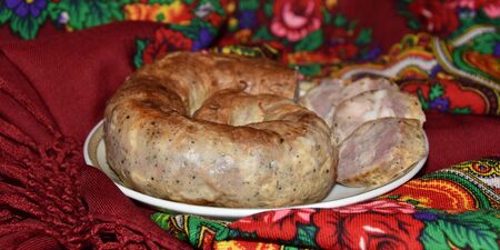 Pork bratwurstの写真素材