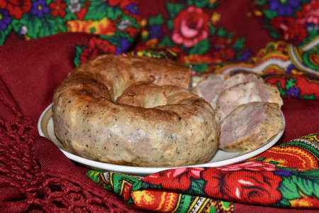 Pork bratwurstの写真素材