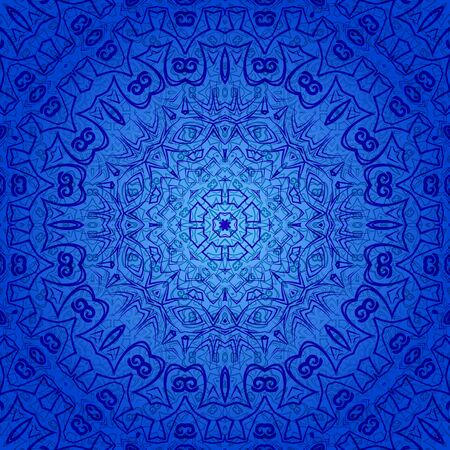 Seamless Background with Abstract Pattern, Curves, Lines and Figures. Vector
