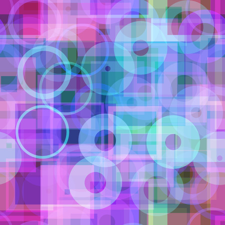Seamless Background with Abstract Colorful Geometric Pattern. Eps10, Contains Transparencies. Vectorのイラスト素材