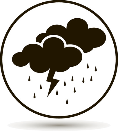 rain, icon, cloud, lightning, storm, thunder, sky, clouds, background, thunderstorm, isolated, water, sketch, illustration, weather, climate, nature, bolt, light, symbol, season, drop, cloudy, forecast, meteorology, meteo, design, rainy, white, atmosphereのイラスト素材