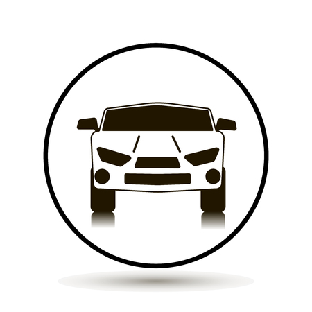 Vector car Iconのイラスト素材