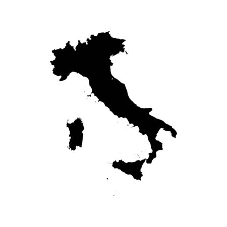 italy, map, vector, background, white, illustration, abstract, isolated, symbol, graphic, icon, travel, europe, country, world, chart, geography, cartography, art, shape, texture, concept, outline, border, cut, national, nation, black, design, eps10, busiのイラスト素材