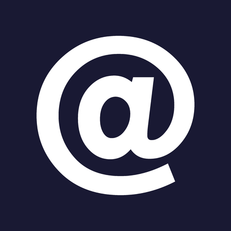 Dog and mail vector icon with shadowのイラスト素材