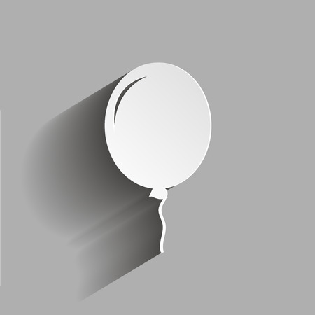 Vector icon image balloon. Vector illustration with shadow designのイラスト素材