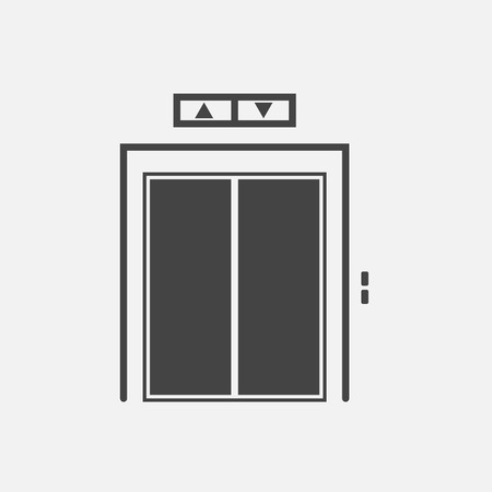 Elevator vector icon with buttonsのイラスト素材