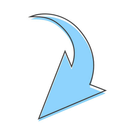 Computer code slash vector icon. Symbol of programming, webdesign cartoon style on white isolated background. Layers grouped for easy editing illustration. For your design.のイラスト素材