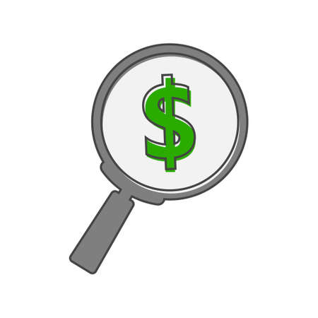 Icon business presentation. Vector illustration of business training symbol cartoon style on white isolated background. Layers grouped for easy editing illustration. For your design.のイラスト素材