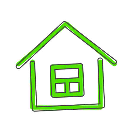 Business chart vector image of income and expenses cartoon style on white isolated background. Layers grouped for easy editing illustration. For your design.のイラスト素材