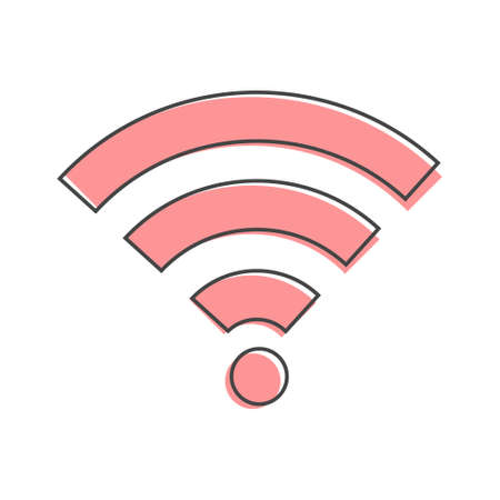 Vector gear icon and three arrows. Workflow symbol cartoon style on white isolated background. Layers grouped for easy editing illustration. For your design.のイラスト素材