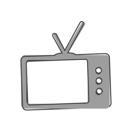 Vector icon target on cartoon style on white isolated background. Layers grouped for easy editing illustration. For your design.のイラスト素材