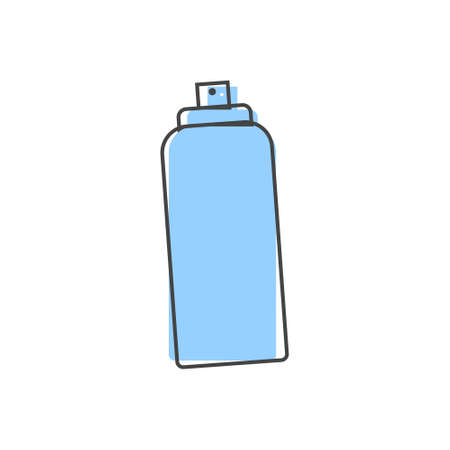 Carbon dioxide vector icon cartoon style on white isolated background. Layers grouped for easy editing illustration. For your design.のイラスト素材