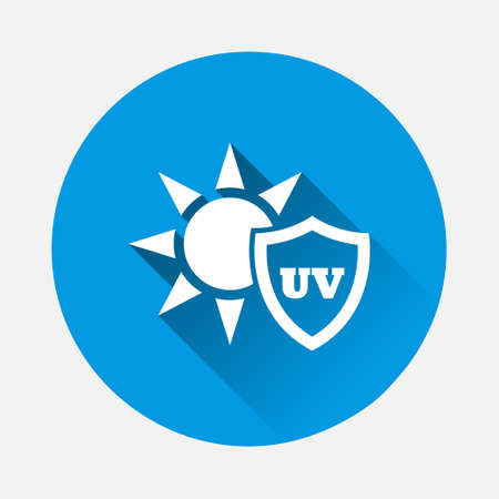 Pancake vector icon on blue background. Flat image with long shadow. Layers grouped for easy editing illustration. For your design.のイラスト素材