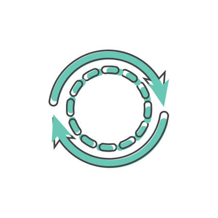 Navigation vector icon on white isolated background. Layers grouped for easy editing illustration. For your design.のイラスト素材