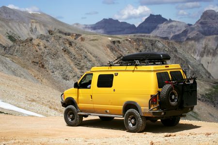 Off roading in Colorado Rocky Mountains
