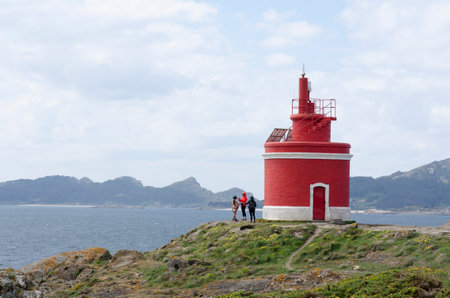 Lighthouse on the island of San Miguel in the Azores, Portugal