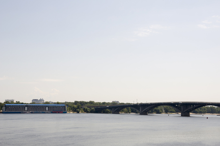 River Dnipro in the Kiev. Summerの写真素材