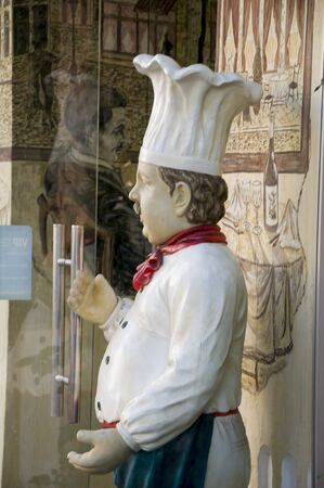 Odessa, South of Ukraine, Deribasovskaya street, July 10, 2018. Walking on the city streets in summer. Tourists and travellingのeditorial素材