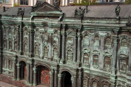 Saint Petersburg, Russia, Gorkovskaya street. May 10, 2019. Buildings in miniature. Central part of the city. Walking streets in springのeditorial素材