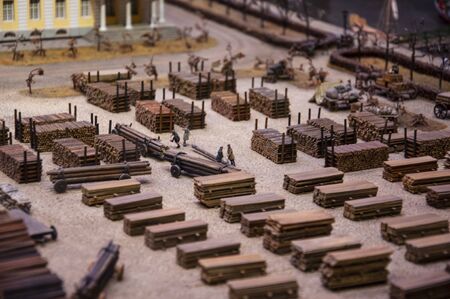 Saint Petersburg, Russia. May 10, 2019. Russia, United Kingdom. Living in 18th centuryのeditorial素材