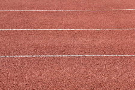 red running track