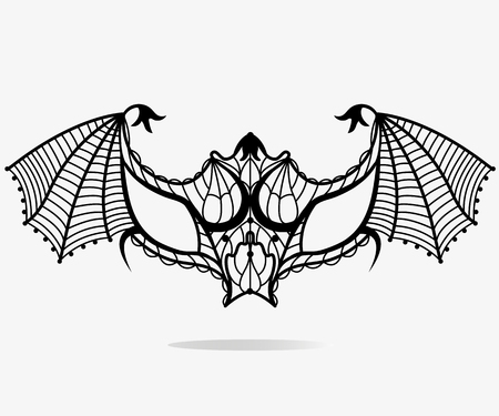 Bat carnival maskのイラスト素材