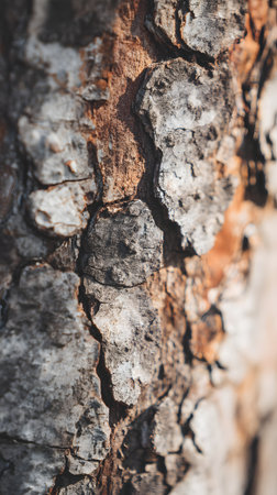 Close-up of tree bark texture background. Abstract nature background with copy spaceの素材
