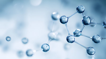 Molecule structure background. Science and medical backgroundの素材