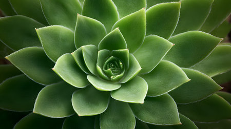 Close-up of a succulent plant. Succulent background, top view, flat lay. Nature abstract background, succulent plant macroの素材