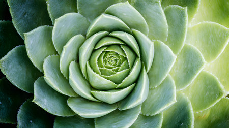 Close-up of a succulent plant. Succulent background, top view, flat lay. Nature abstract background, succulent plant macroの素材
