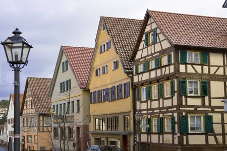 Weil Der Stadt, Germany, Jan 14, 2019: Johannes Keplers Motherland Old german town near Stuttgart Ancient renaissance architecture of medieval town Germany Famouse mathematician and astronom was bornのeditorial素材