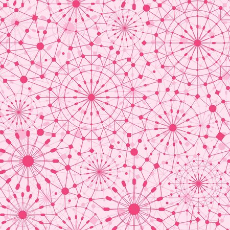 Abstract Ornamental Web Seamless Pattern Backgroundのイラスト素材