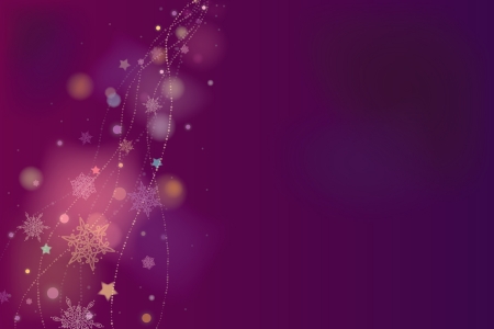 Magical Glowing Winter Backgroundのイラスト素材