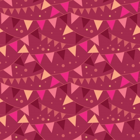 Christmas Decorations Flags Seamless Pattern Backgroundのイラスト素材