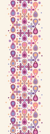 Abstract drops vertical seamless pattern background borderのイラスト素材