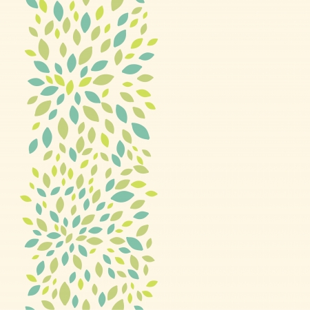 Leaf texture vertical seamless pattern background borderのイラスト素材