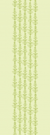 Underwater Plants Stripes Vertical Seamless Pattern Borderのイラスト素材