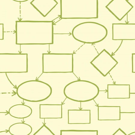 Blank mind map seamless pattern backgroundのイラスト素材