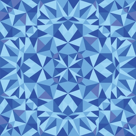Blue triangle texture seamless pattern backgroundのイラスト素材