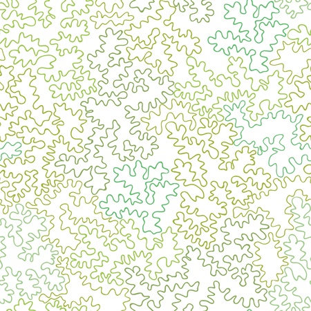 Curly doodle shapes seamless pattern backgroundのイラスト素材