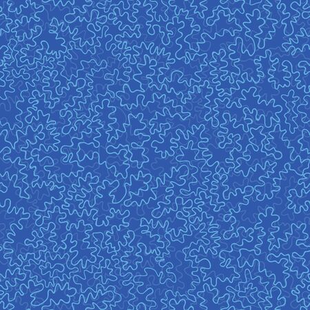 Blue doodle shapes seamless pattern backgroundのイラスト素材