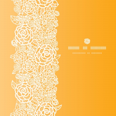 Golden lace roses vertical seamless pattern backgroundのイラスト素材