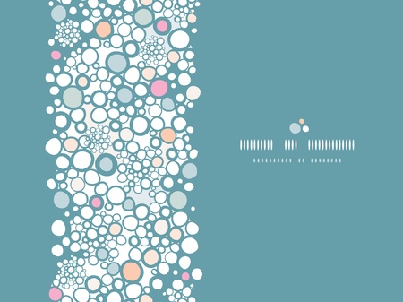 Colorful bubbles vertical seamless pattern backgroundのイラスト素材