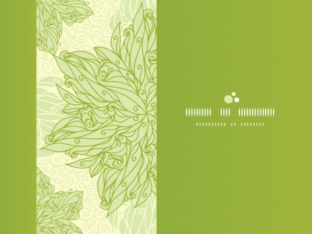 Abstract floral swirls horizontal seamless pattern backgroundのイラスト素材
