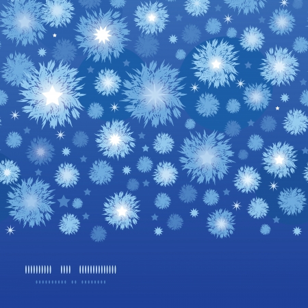 Starry night horizontal seamless pattern backgroundのイラスト素材
