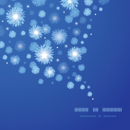Starry night corner seamless pattern backgroundのイラスト素材