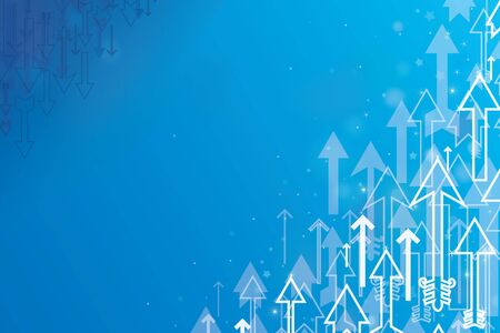 Glowing arrows business backgroundのイラスト素材