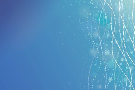 Magical underwater bubbles horizontal backgroundのイラスト素材