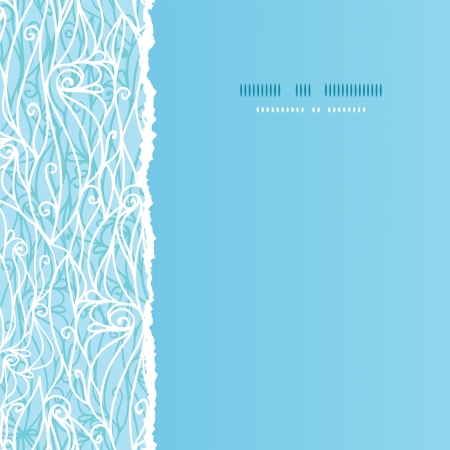 Abstract frost swirls texture square torn seamless backgroundのイラスト素材