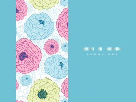 Lovely flowers horizontal seamless pattern backgroundのイラスト素材